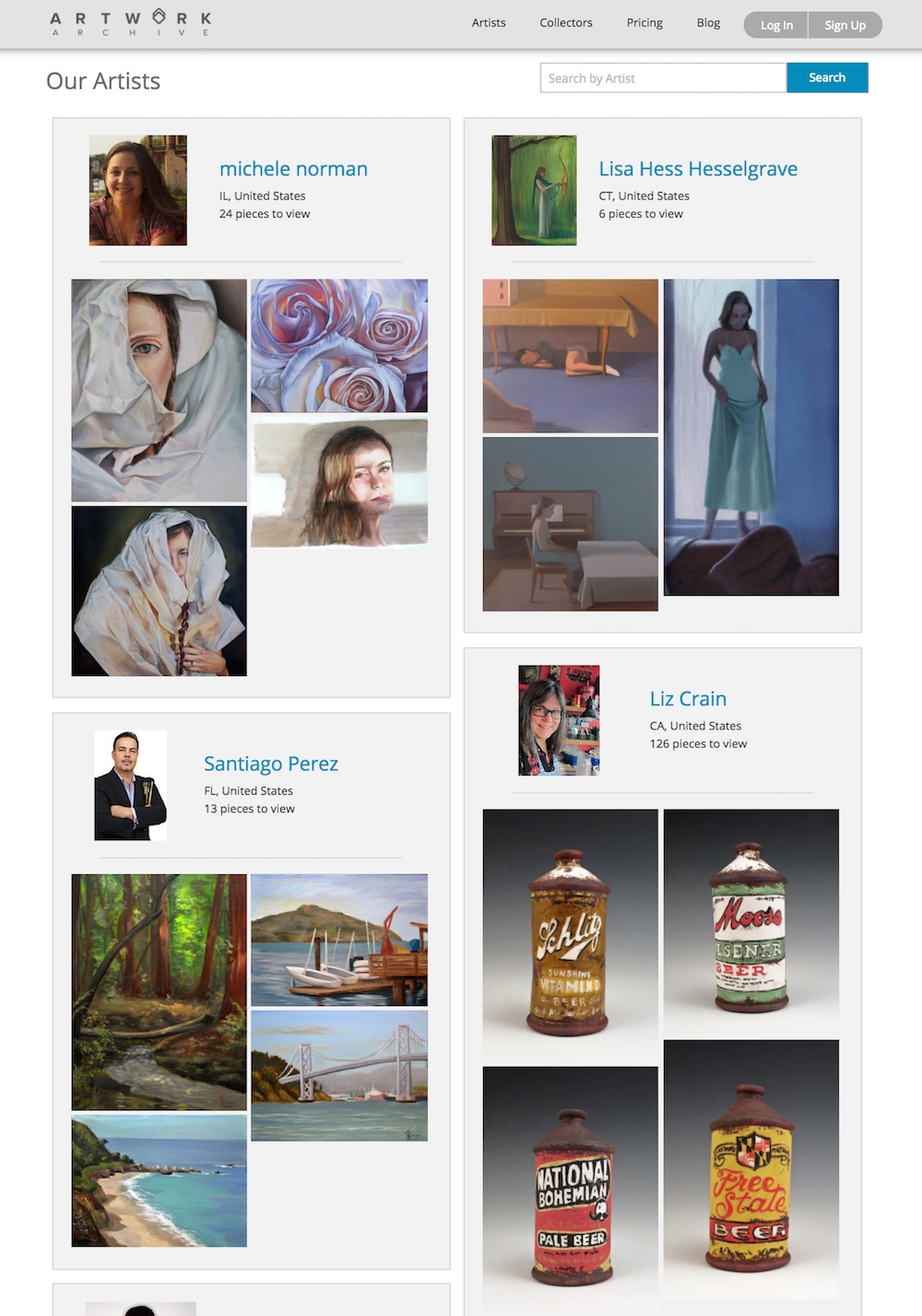 Artist showcase on discovery platform