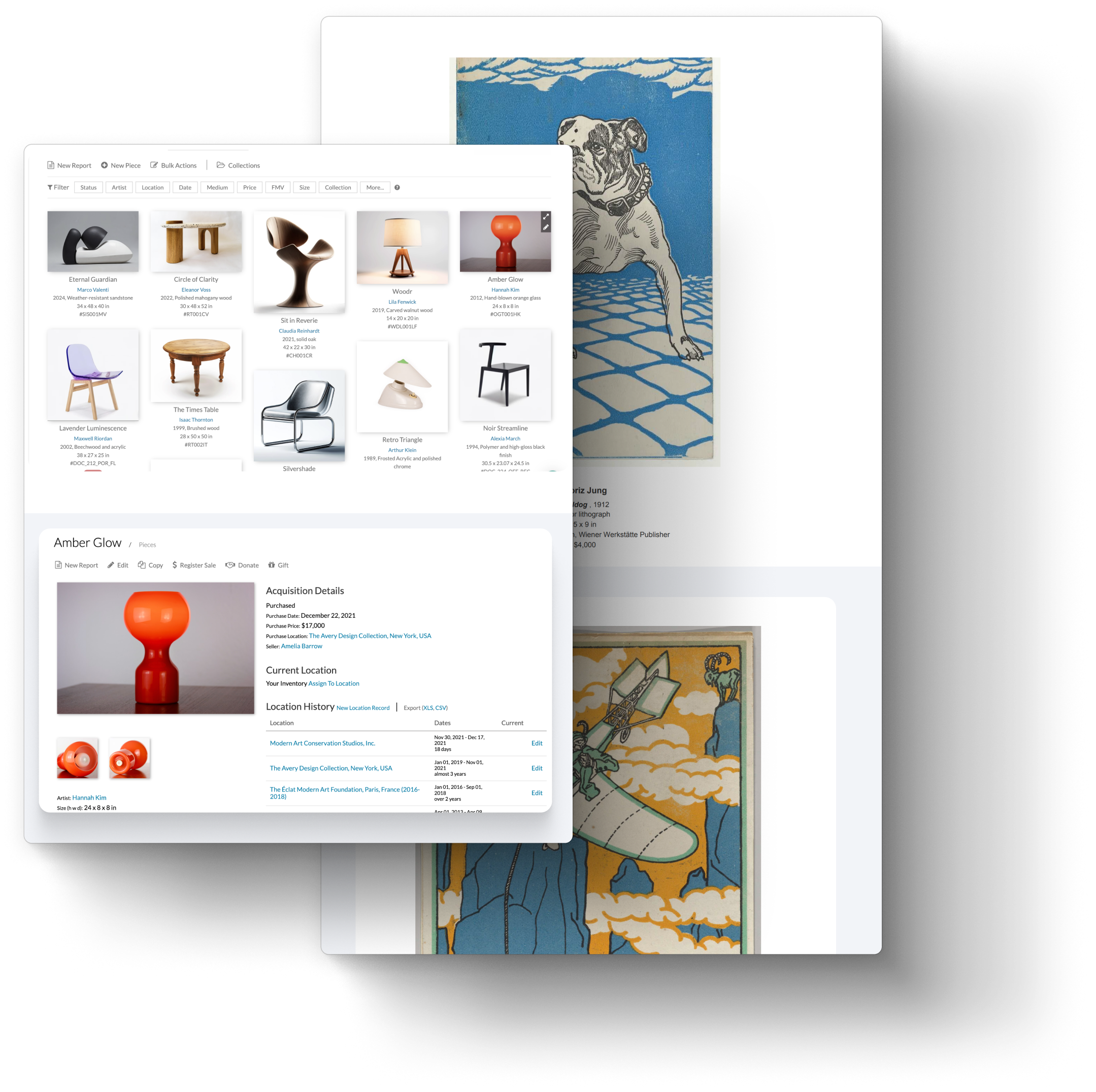 Artwork Archives various Features